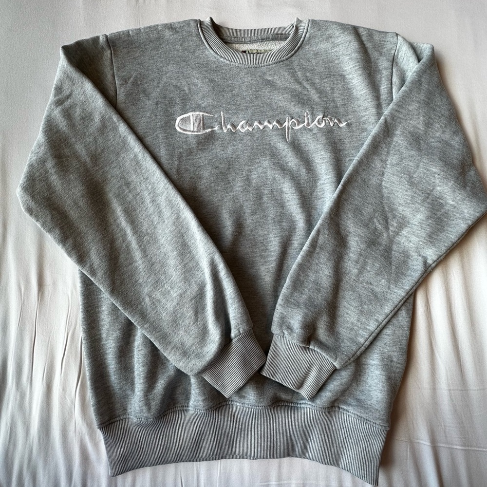 Champion Oversized Grey Hoodie